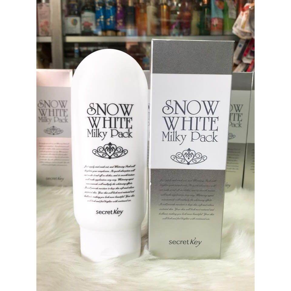 (Hàng Sẵn Chính Hãng )Kem Ủ Trắng Secret Key Snow White Milky Pack (200gr)