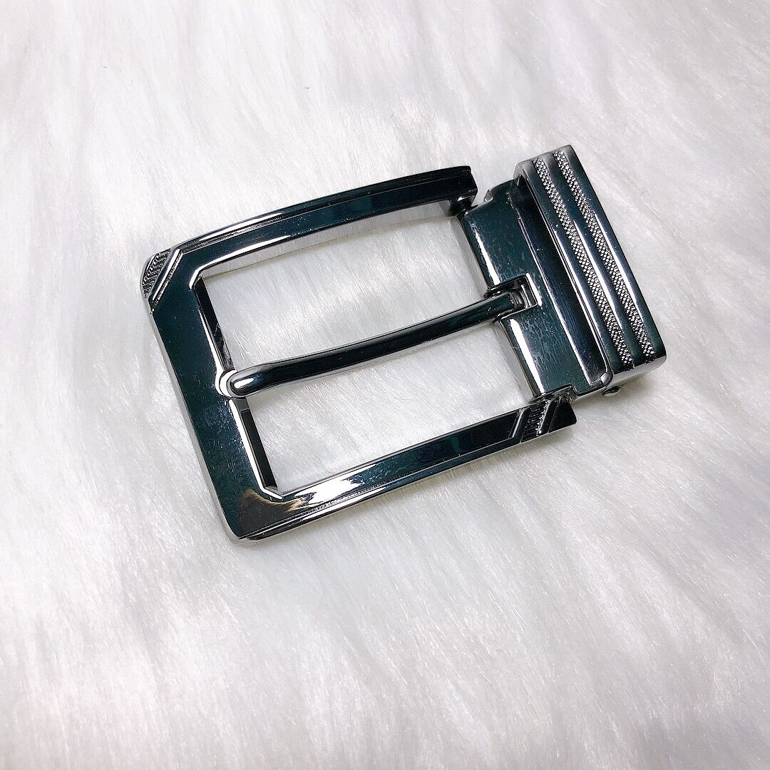 Mặt khóa thắt lưng (đầu dây nịt), mặt kim, bản rộng  3.5cm