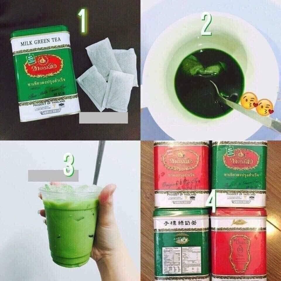 Trà sữa túi lọc thái xanh thái đỏ