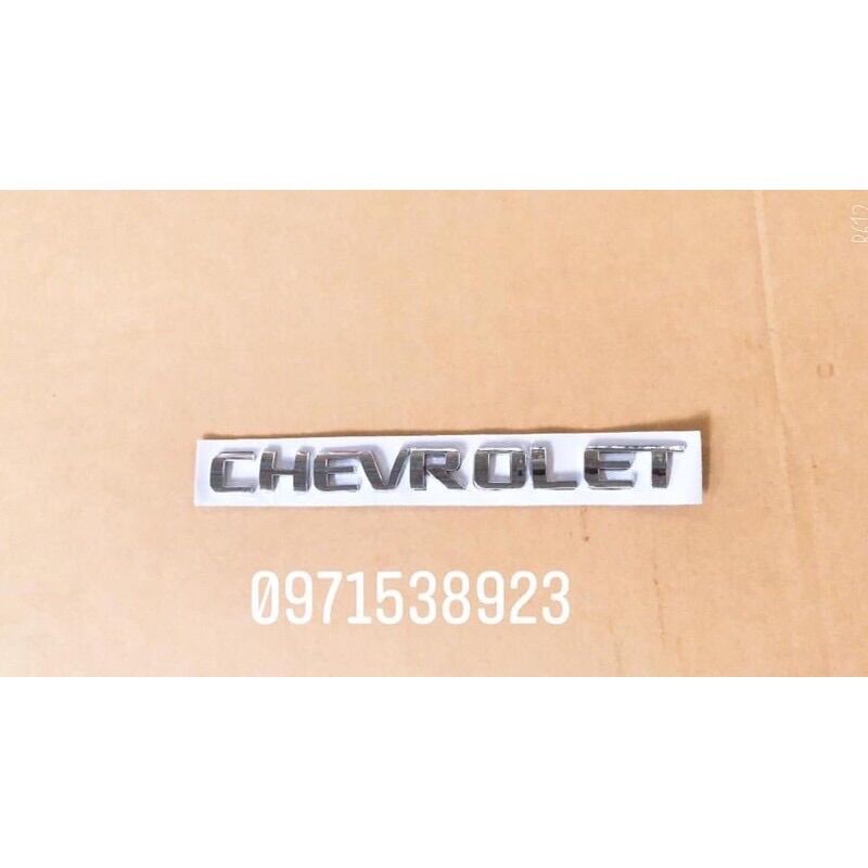 chữ nổi dán đuôi xe chevrolet captiva ls