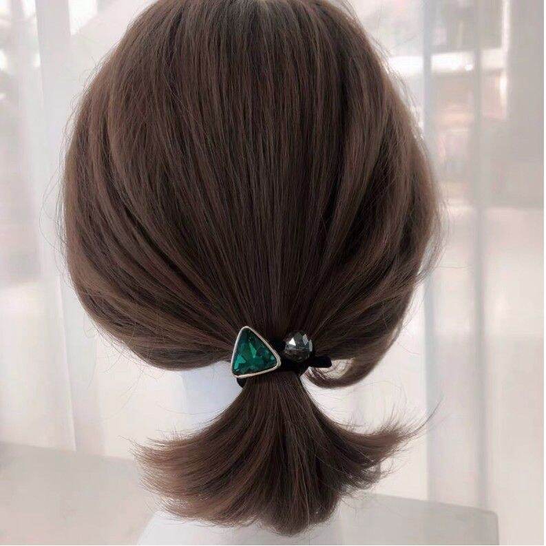 Dây buộc tóc đính đá hàn quốc giả kim cương