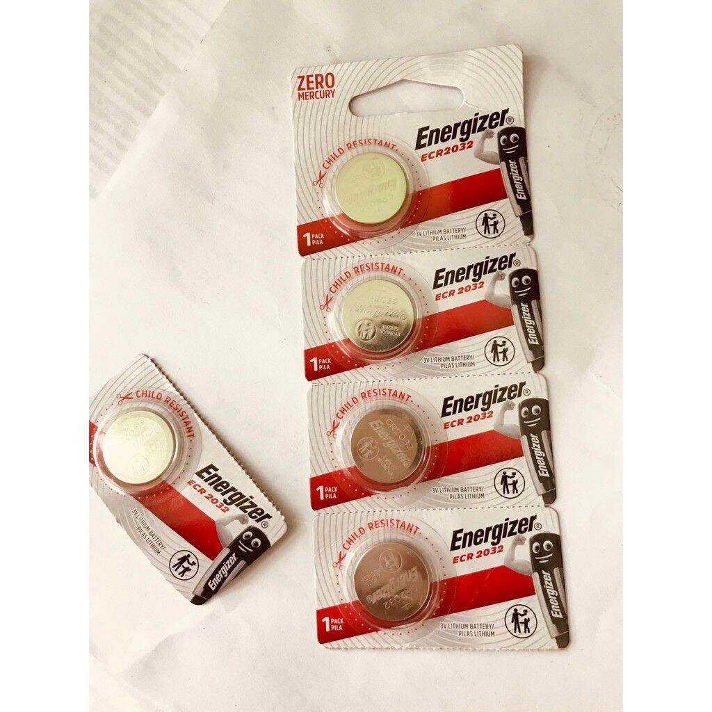 Vỉ 5 viên pim CR2032 Energizer Lithium 3V