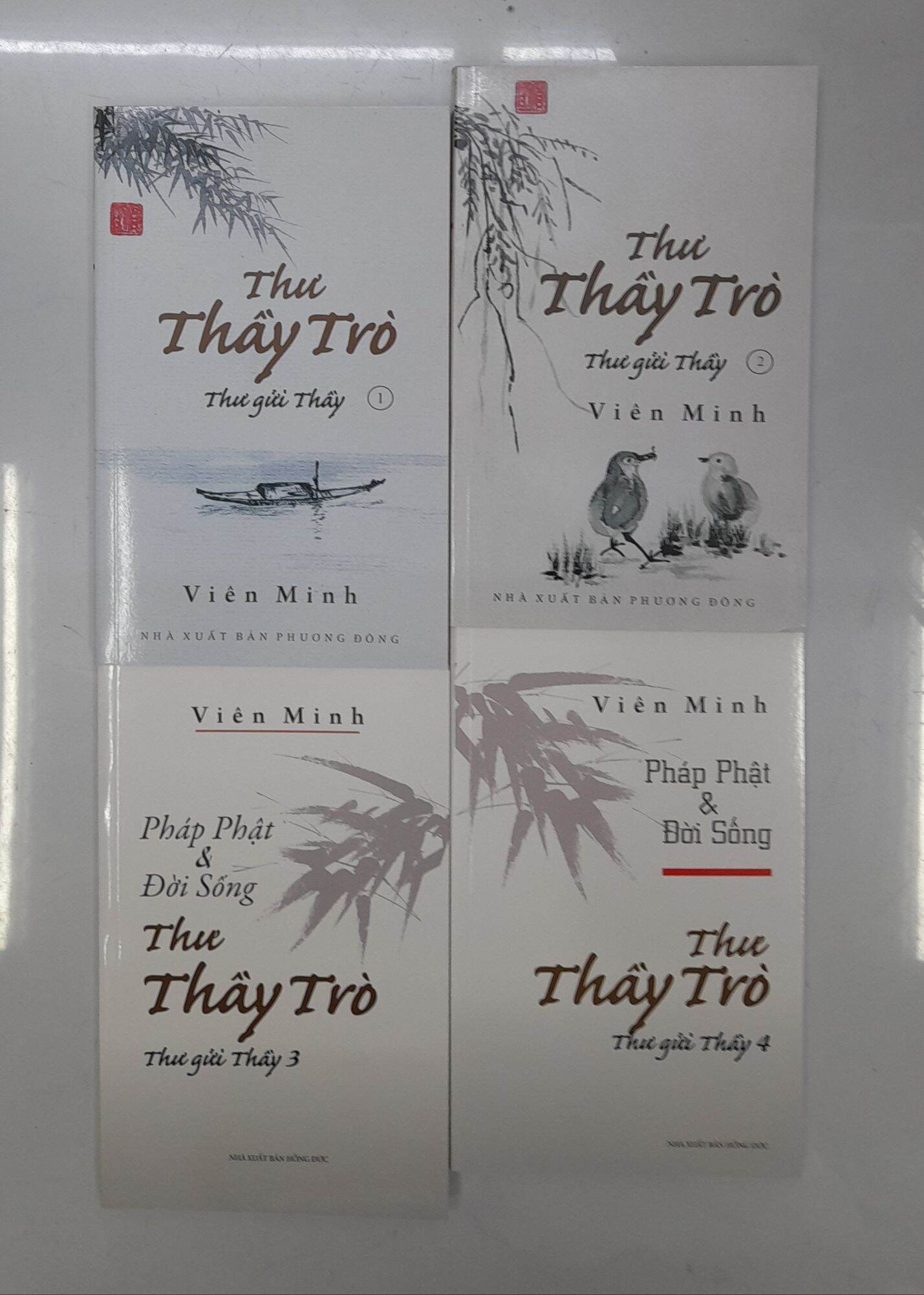 Sách - Thư Gửi Thầy (trọn bộ 4 tập) - Thiền sư Viên Minh