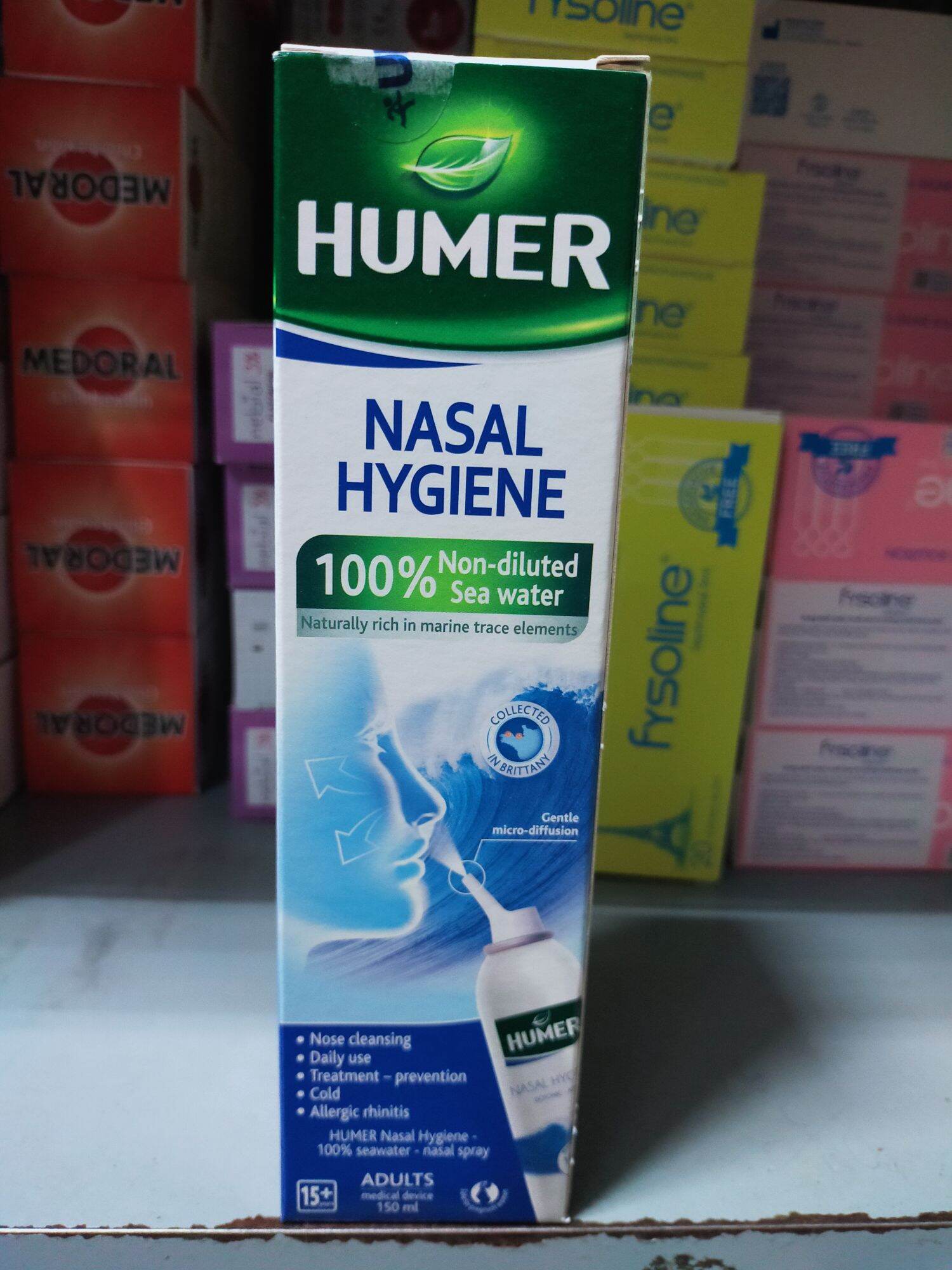 Xịt vệ sinh mũi Humer 150ml