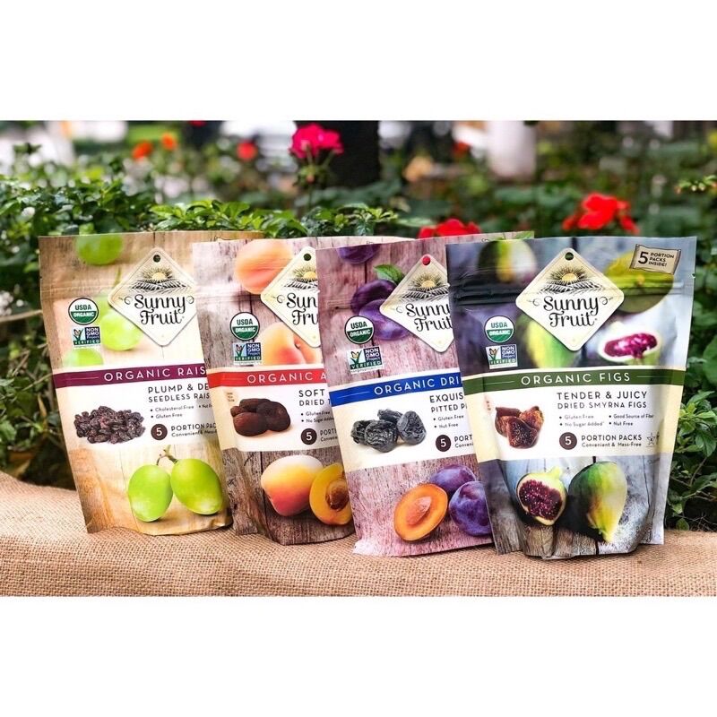 Trái cây sấy khô hữu cơ Sunny Fruit (nho, mận, mơ , sung) - Sumishop2019