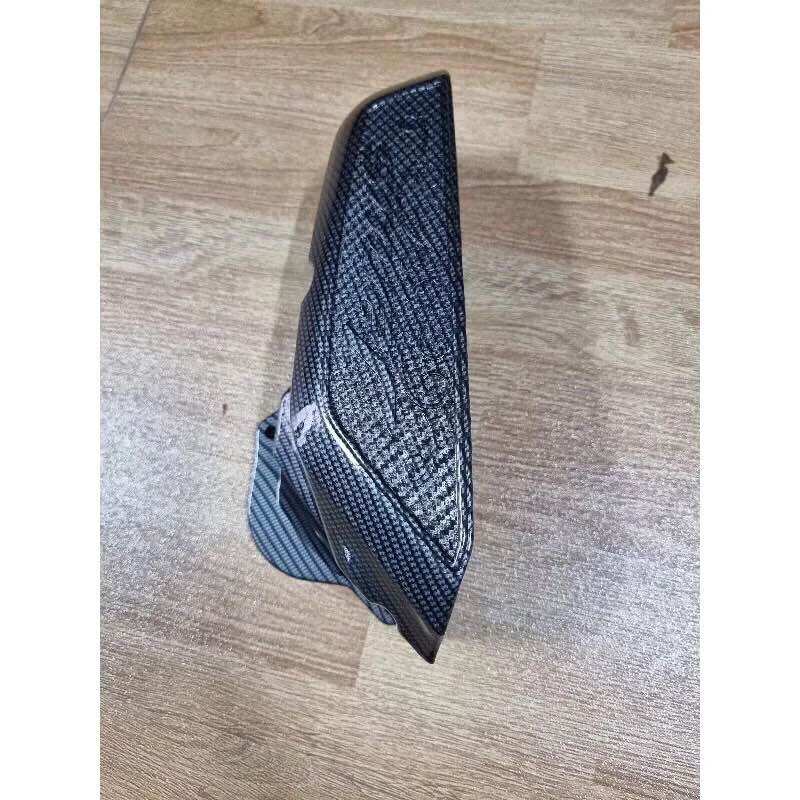 Ốp bầu gió (pô e) nhựa abs các bon cao cấp đen bóng xe JANUS ( Yamaha)