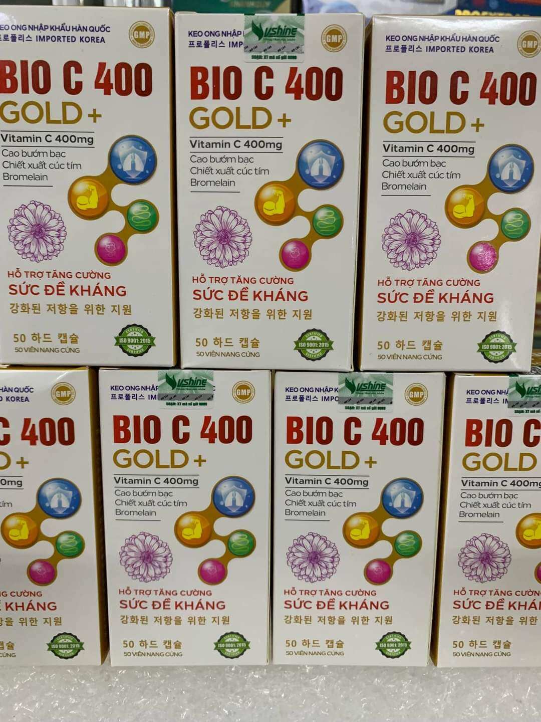Tăng cường đề kháng bio c 400 gold +