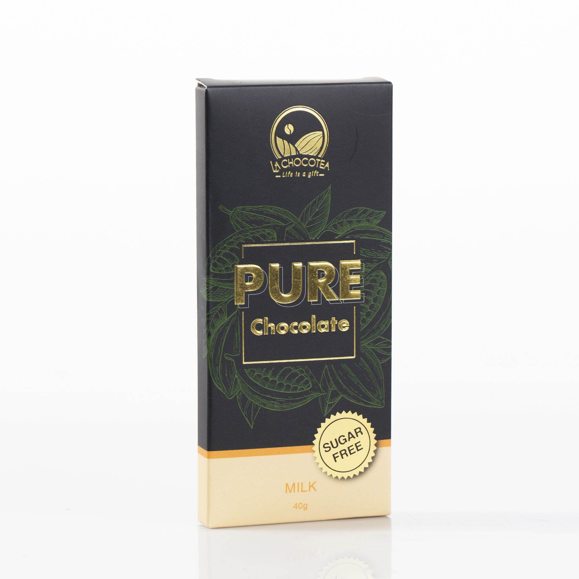 La Chocotea Sugar Free Milk Chocolate 40g