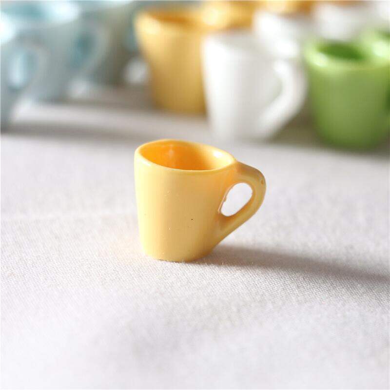 Thu Nhỏ Nhựa Mẫu Cốc Nhà Búp Bê Kẹo Màu Kính Hiển Vi Phong Cách Nhật Bản Cốc Nước Trang Trí Thu Nhỏ Vật Trang Trí