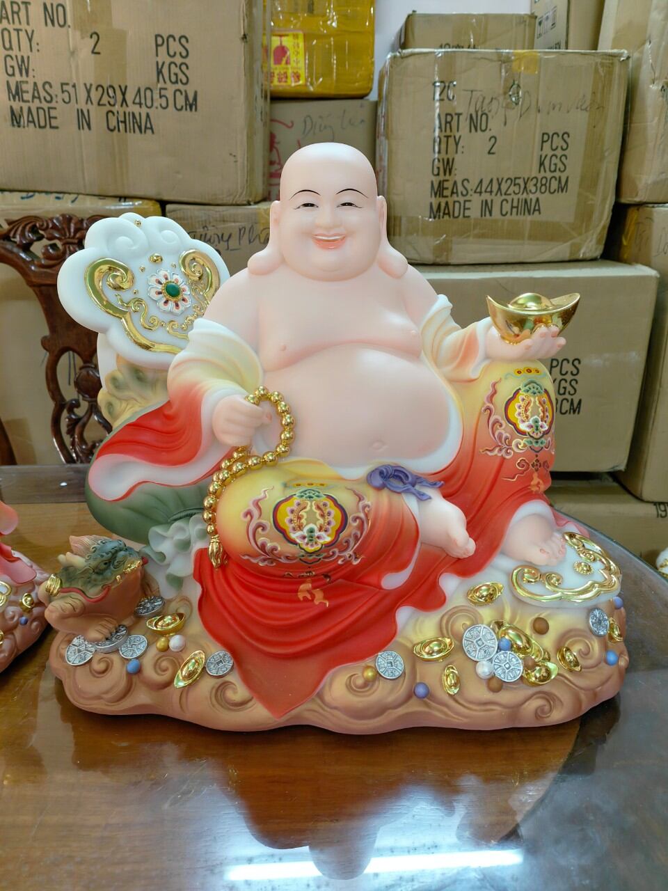 Tượng phật di lặc cao 40cm,50cm