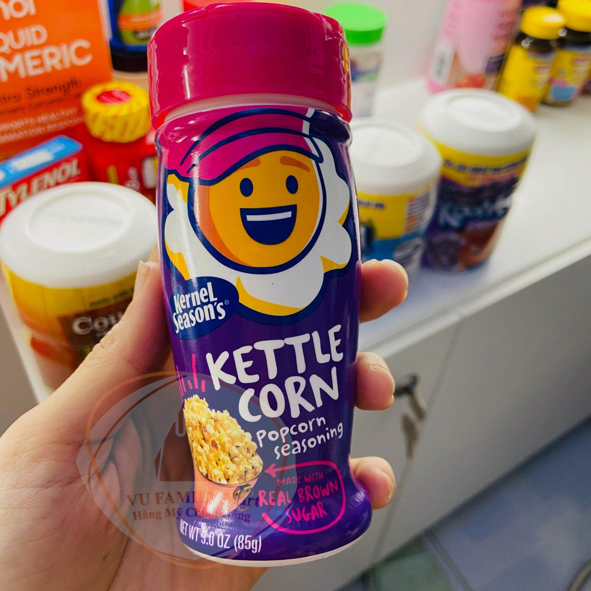 Bột phô mai rắc bắp rang bơ - popcorn seasoning kernel season's hsd 9/2023 - hàng mỹ