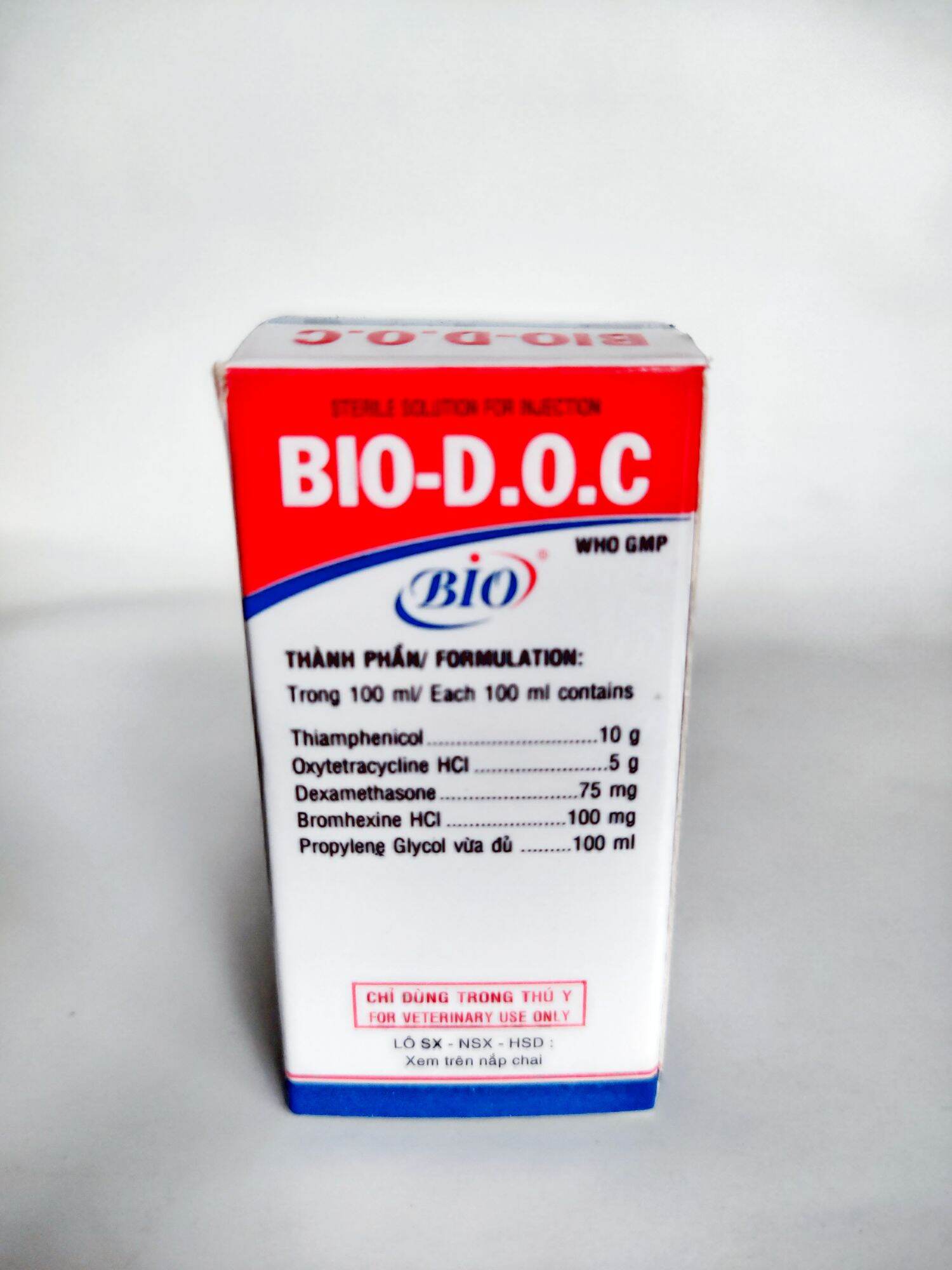 BIO D.O.C tụ huyết trùng cho gà chọi lọ 20ml