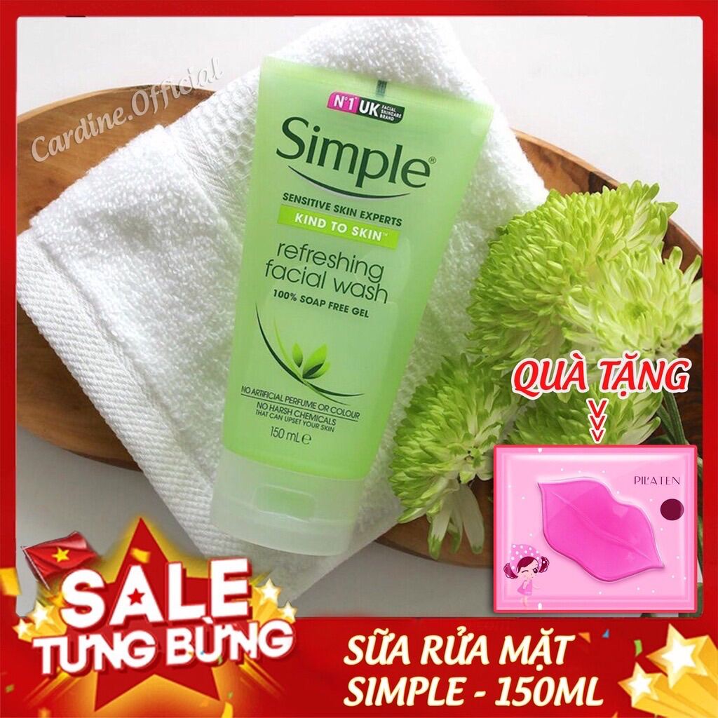 Sữa Rửa Mặt Simple Hàng Chính Hãng