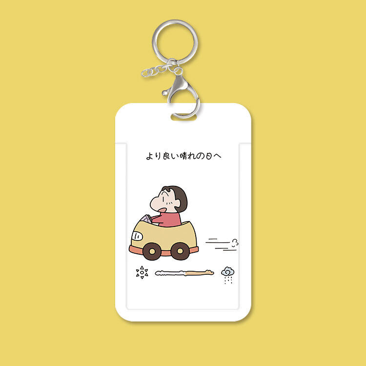 Bao Đựng Thẻ Xe Buýt Mới Crayon Shin-chan Đáng Yêu Bao Đựng Thẻ Giao Thông Tàu Điện Ngầm Thẻ Ăn Học Sinh Kiểm Soát Truy Cập Bao Đựng Giấy Tờ