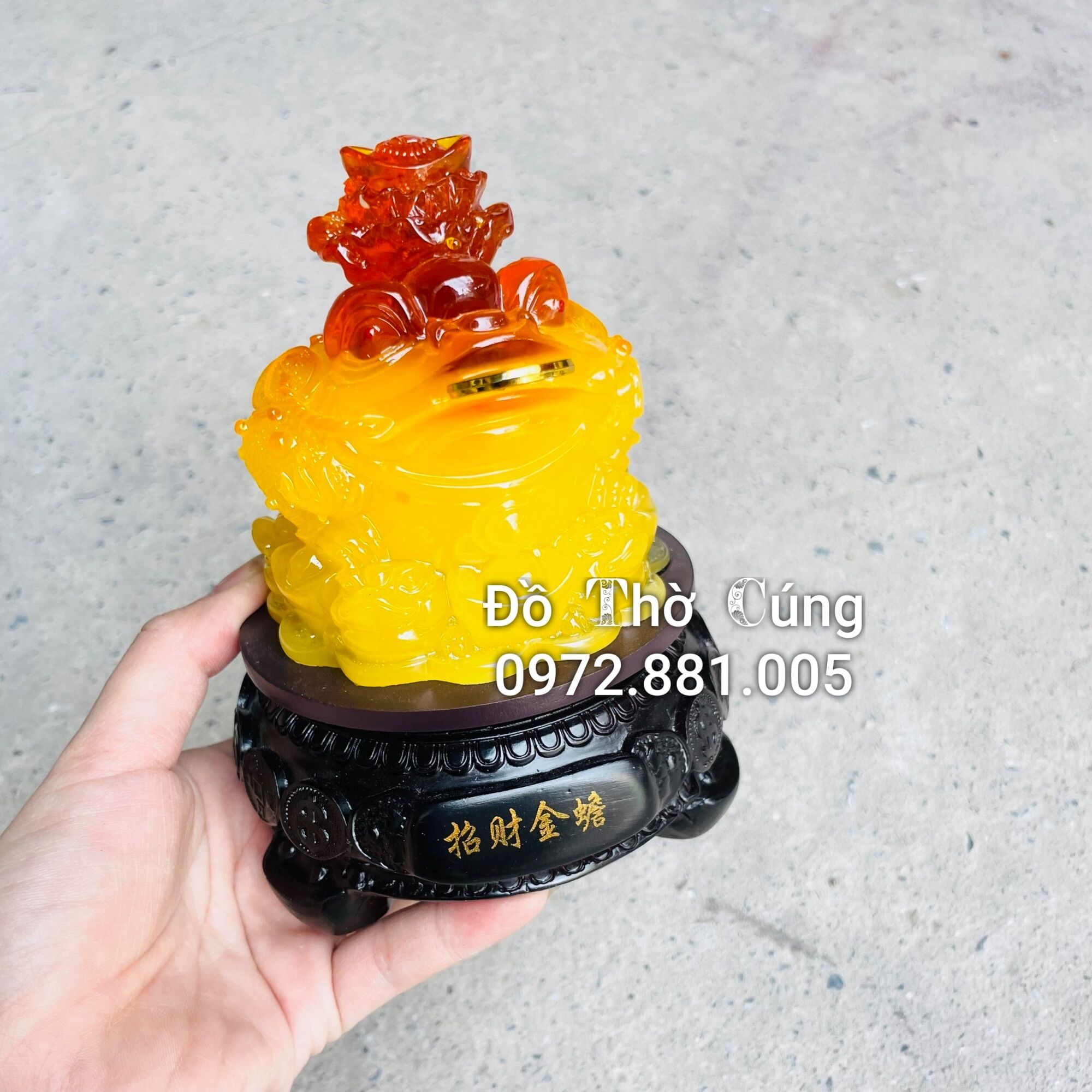 Thiềm thừ phong thủy , Cóc tỳ Hưu Đế Gỗ  (loại Nhỏ)