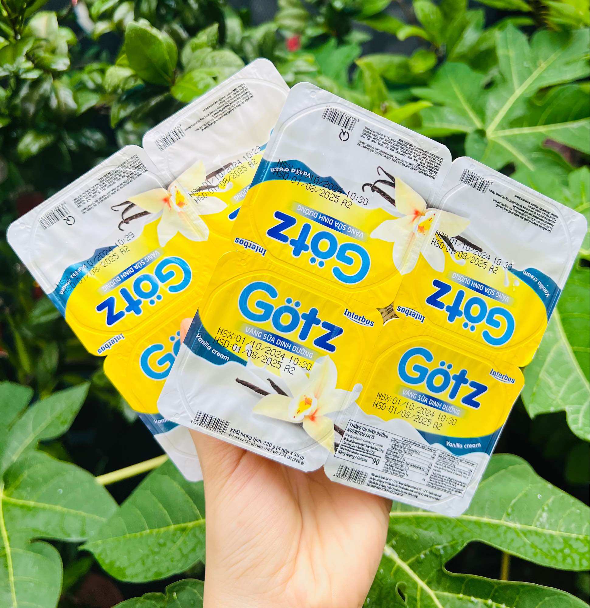 Thùng 48 hộp váng sữa Gotz date mới nhất