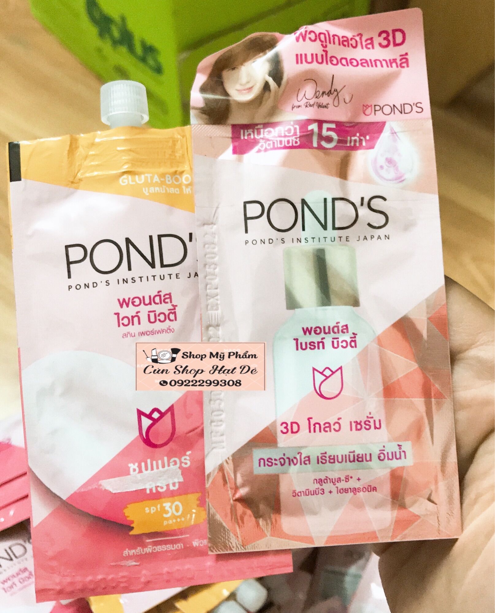Kem dưỡng trắng da ban ngày pond's white beauty spf30 pa+++ ponds gói 7g