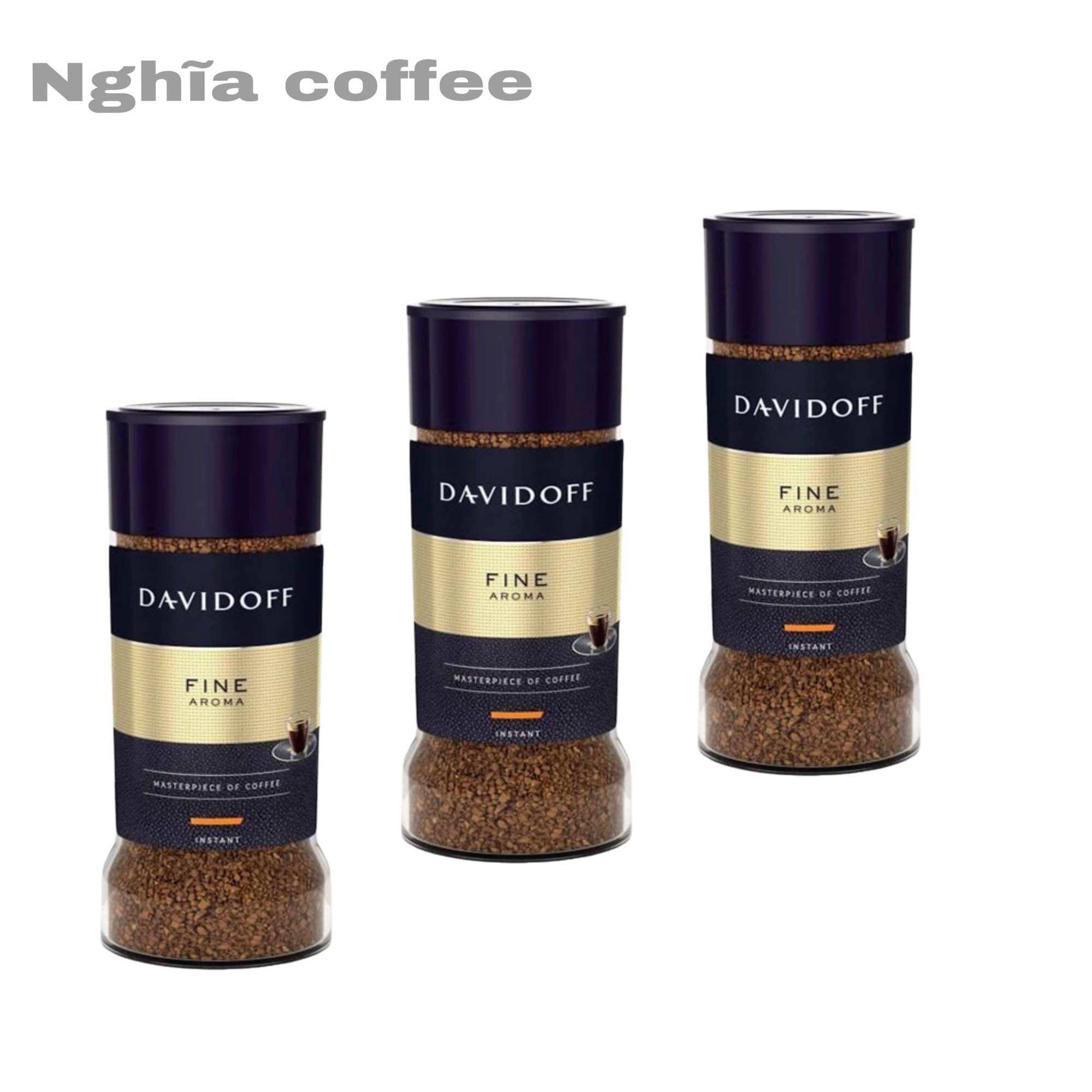 Cà Phê Hoà Tan DAVIDOFF FINE AROMA - Lọ 100g