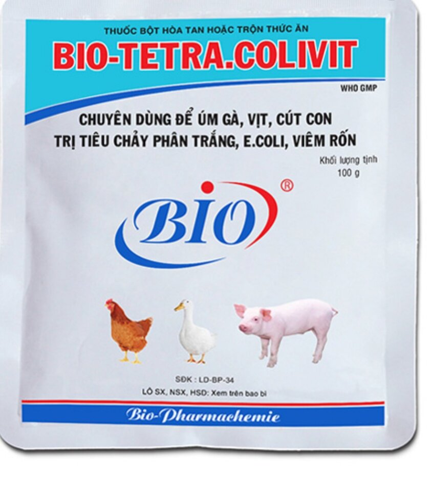Bio Tetra Colivit 100 gram úm gà