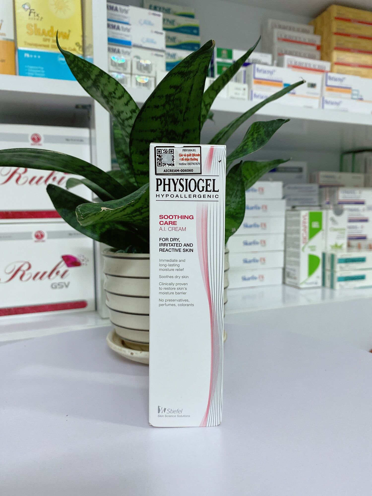 Kem dưỡng ẩm cho da khô, ngứa Physiogel Hypoallergenic Soothing Care A.I. Cream 50ml