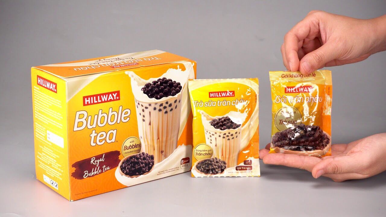 Trà sữa trân châu Hillway Hộp 5 gói
