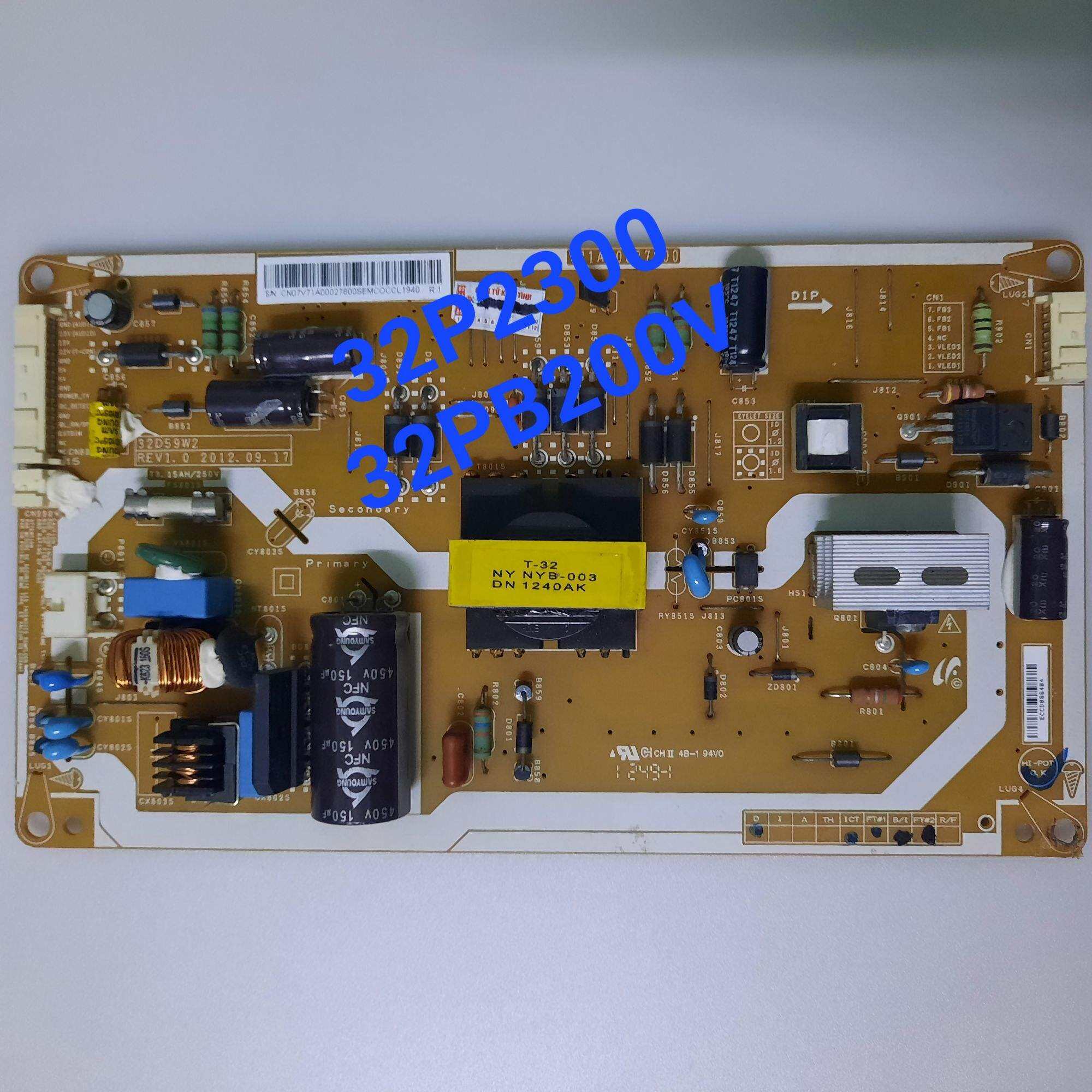 Bo nguồn tivi Toshiba 32P2300, 32PB200V