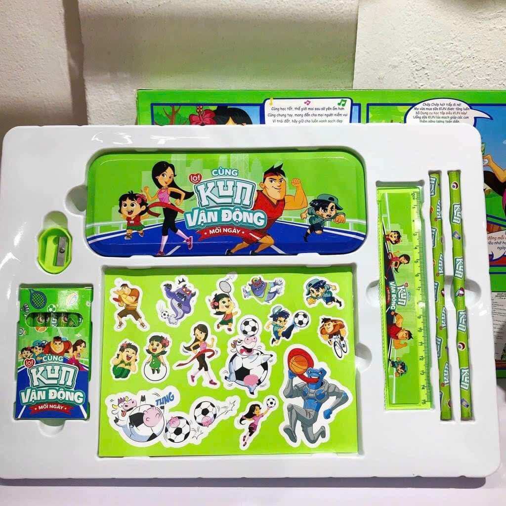 BỘ DỤNG CỤ HỌC TẬP KUN MỚI