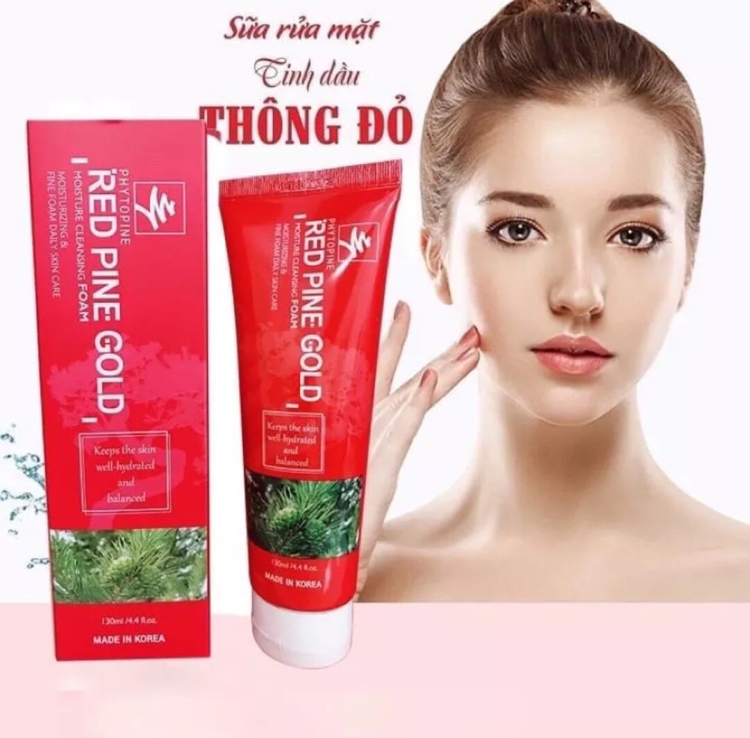Sữa rửa mặt tinh dầu thông đỏ (Red pine gold)