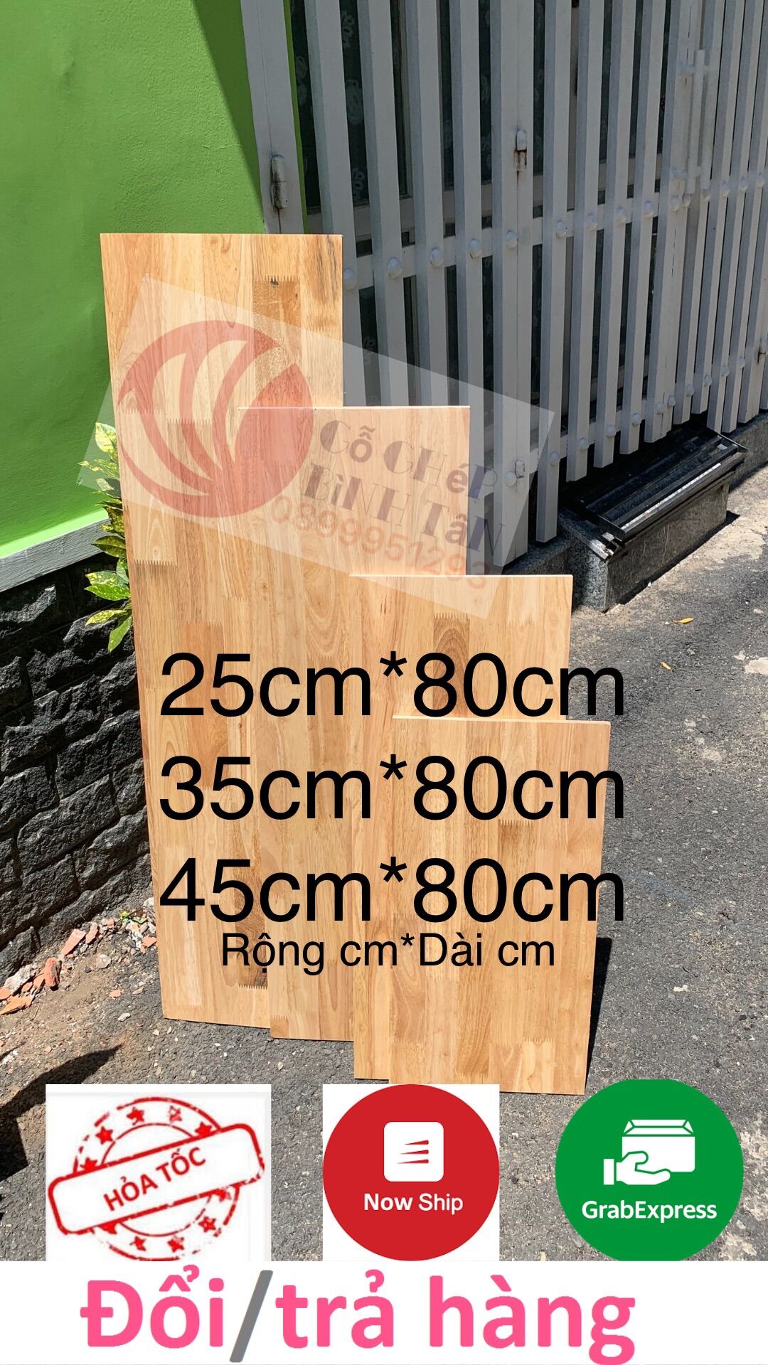 Gỗ miếng làm kệ , gỗ thịt 100% không thấm nước nhiều kích cỡ .....