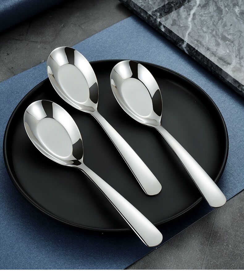 Muỗng thìa cơm phở súp inox SU304 cao cấp thép không gỉ - T188