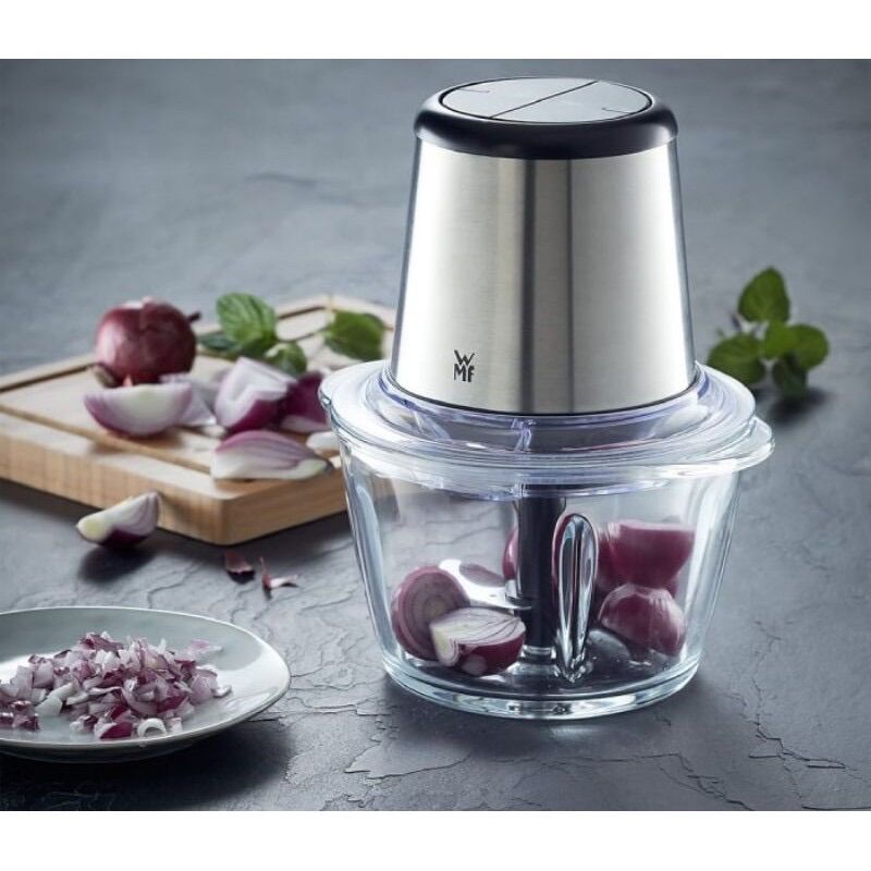 Máy xay thịt WMF KULT X Máy xay thịt cối thủy tinh, lưỡi xay Inox