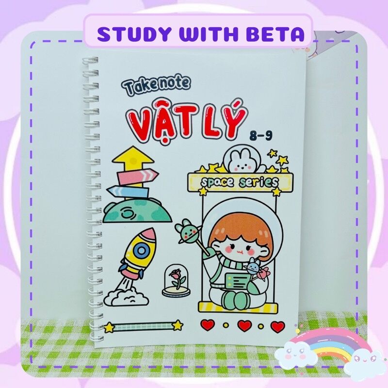 Sổ takenote vật lý lớp 8-9