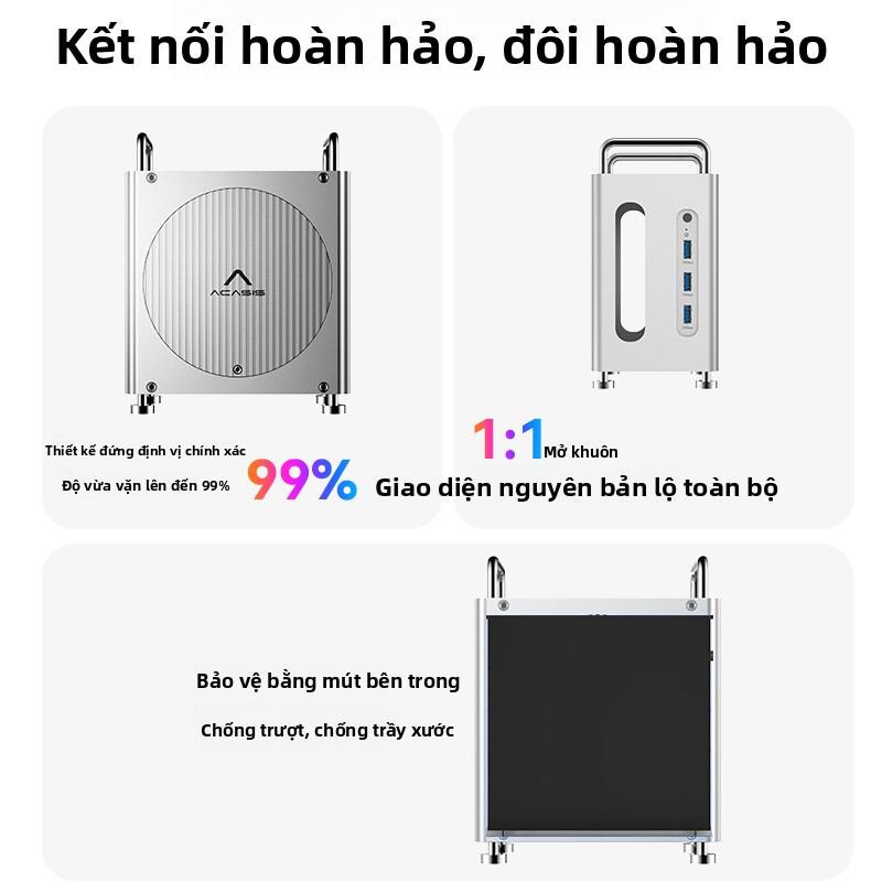 ACASIS | Expansion Dock MACmini SSD Box M2 RAID 0 Giá 8,113,000 Đồng*Miễn phí vận chuyển