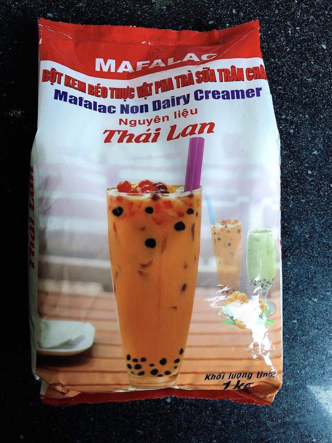 BỘT KEM BÉO THỰC VẬT MAFALAC 1KG PHA TRÀ SỮA TRÂN CHÂU, BỘT SỮA KEM BÉO THÁI LAN  - BÔNG BÔNG