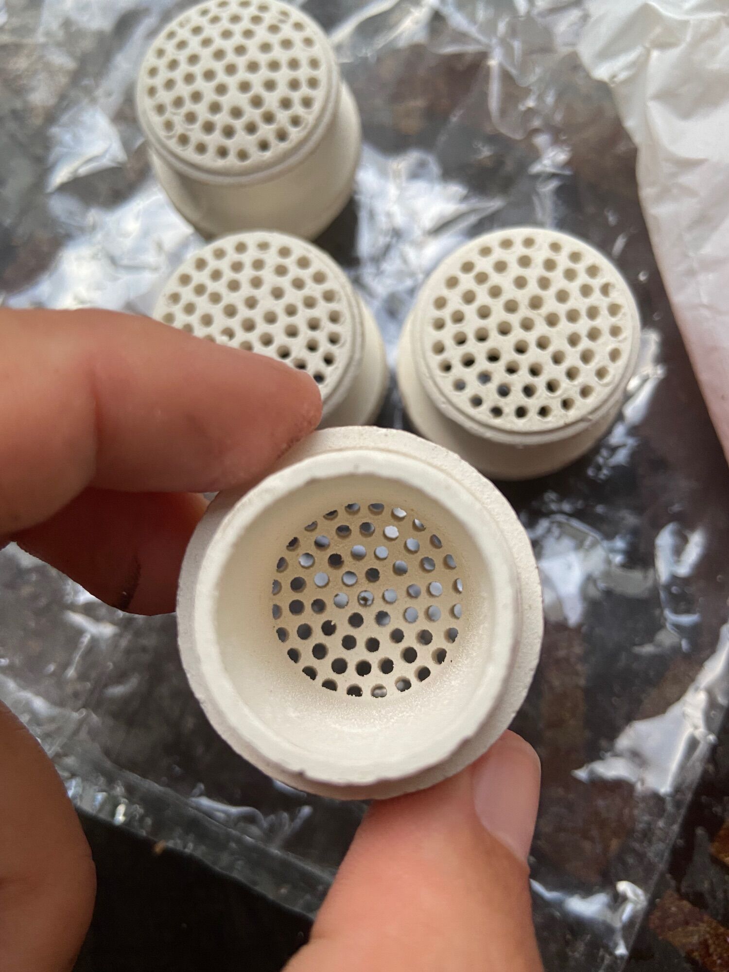 Cục đất , đầu đất đèn măng xông/ đèn kinh xông(1 cục)