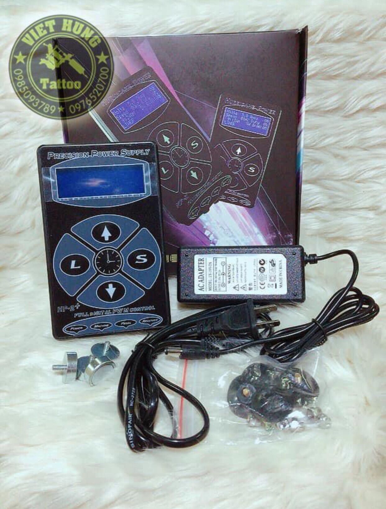 Nguồn biến điện máy xăm HP2+, bản có dấu + mới nhất 2022  (hàng công ty)