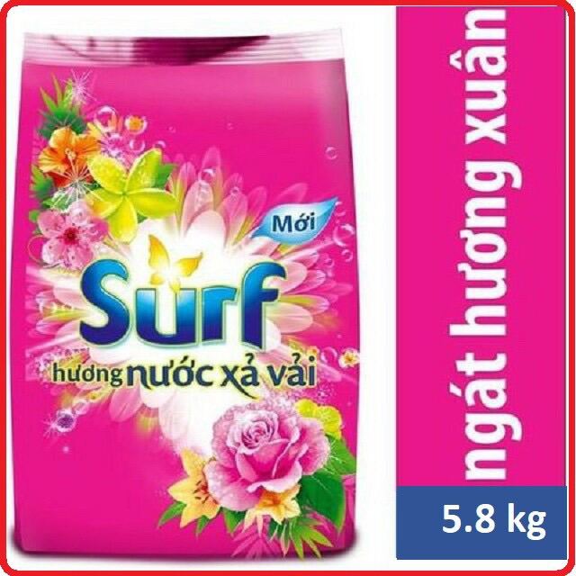 HCMBột giặt Surf 5.8 kg Hương Hoa