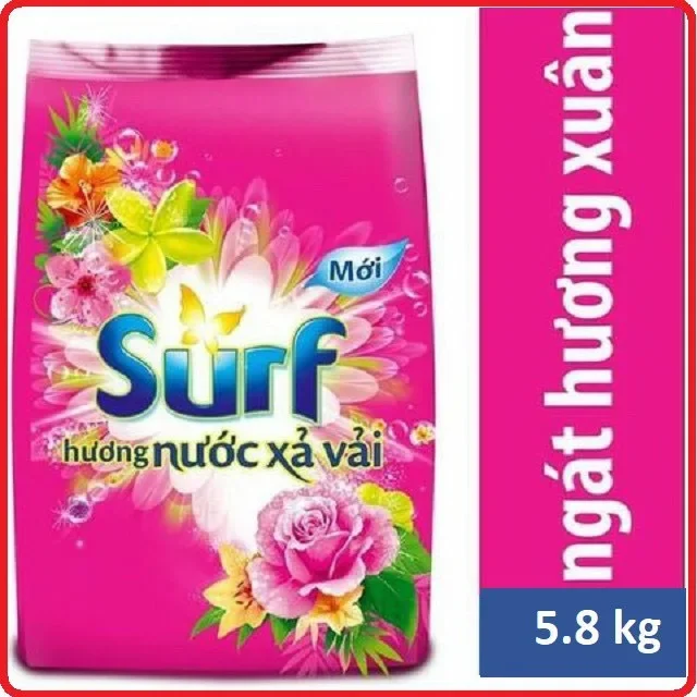 [HCM]Bột giặt Surf 5.8 kg Hương Hoa