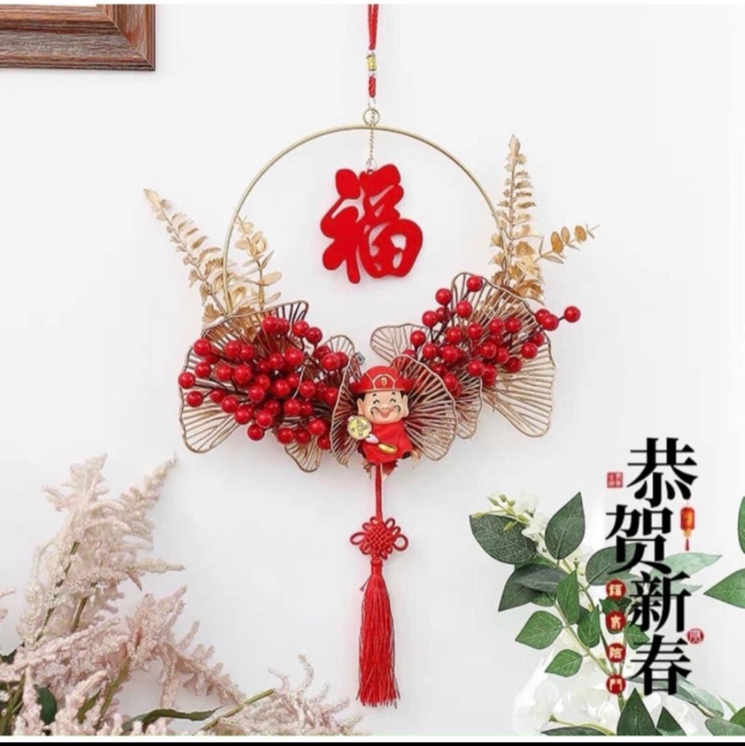 Nhánh Cherry đỏ, Nhánh Đào Đông Trang Trí