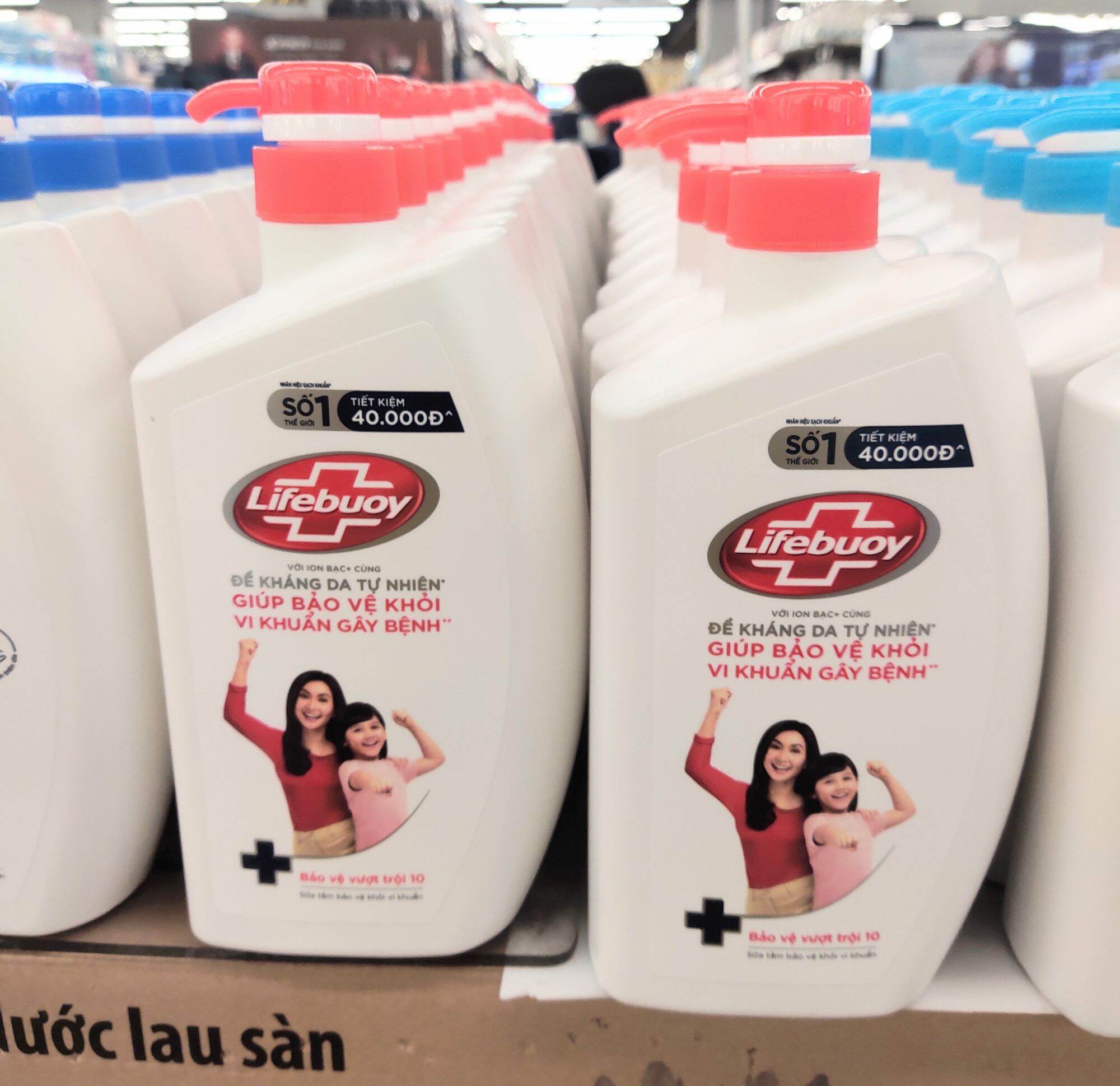 (HCM) Sữa tắm.lifebuoy 800g bảo vệ vượt trội (1 chai nắp đỏ)