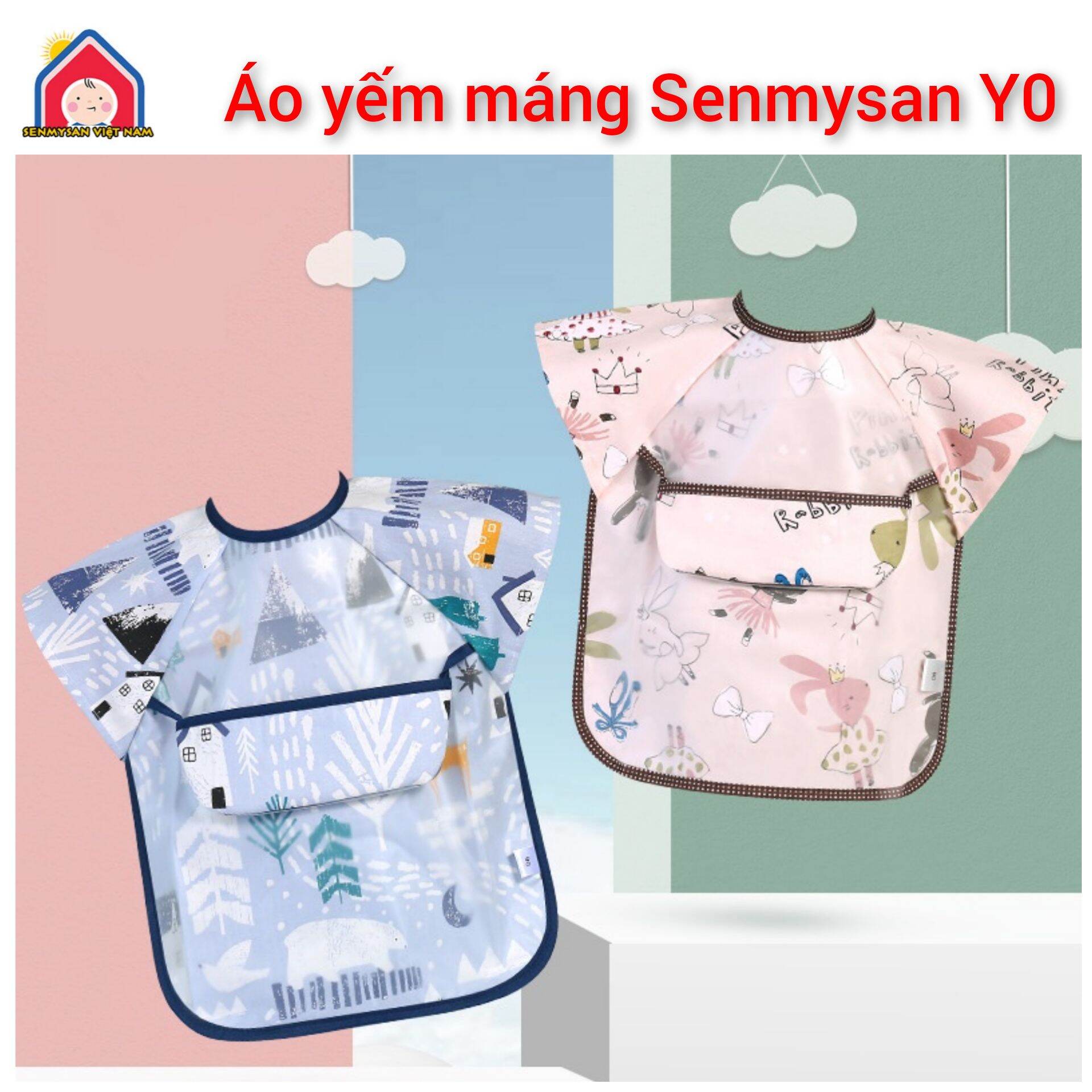 Áo yếm máng không tay senmysan Y0 2 lớp chống thấm