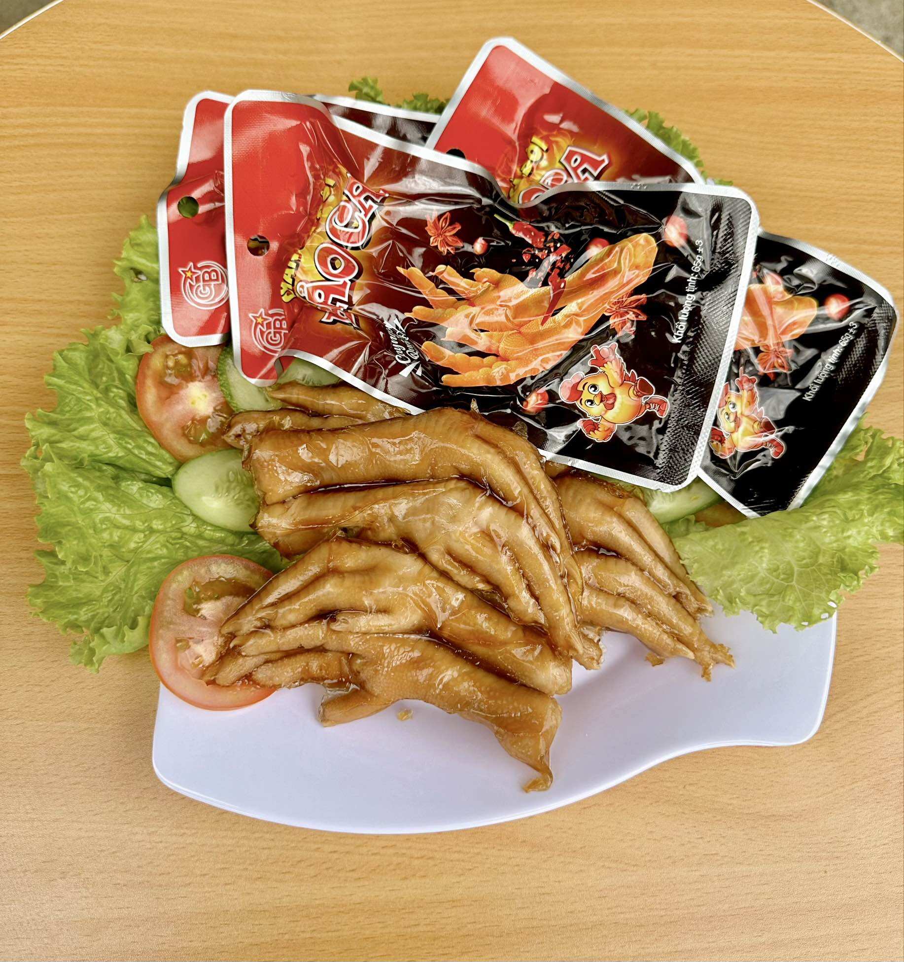 Combo 20 gói chân gà Bảo ca đôi chân 65gr siêu ngon