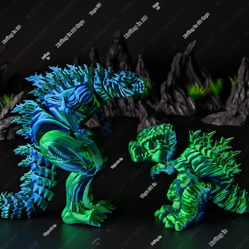 Mô Hình Khủng Long 3D In Thực Tế Di Chuyển