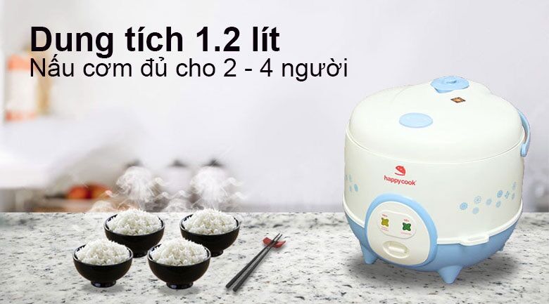 Nồi Cơm Điện Happycook HC-120 1.2L