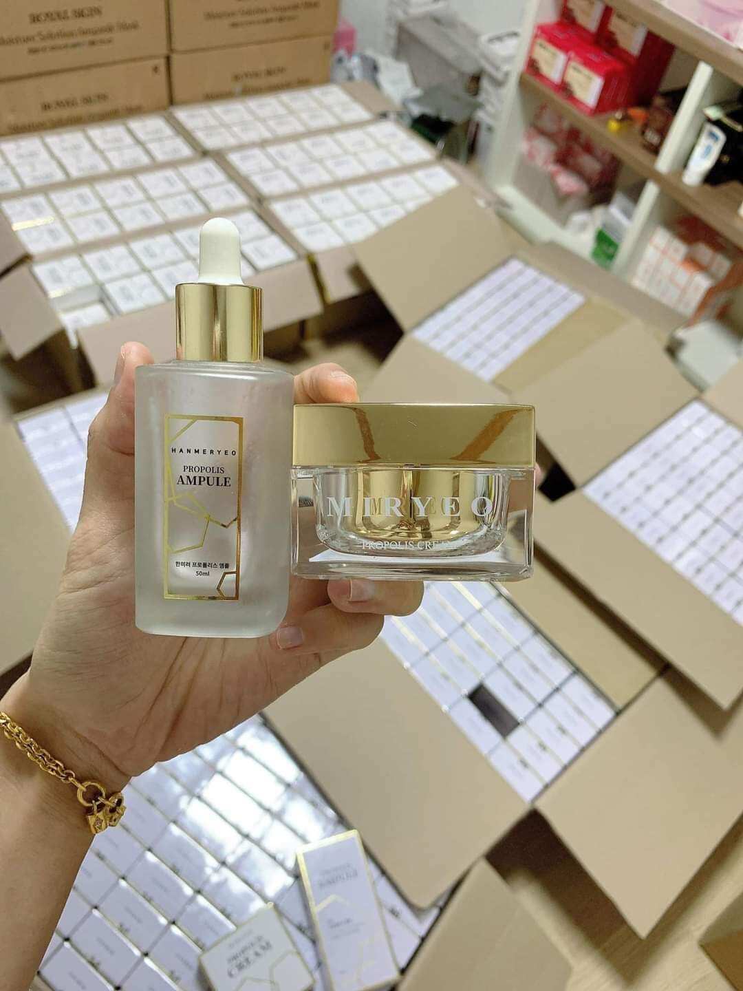 Bộ kem và serum myrieo Hàn Quốc