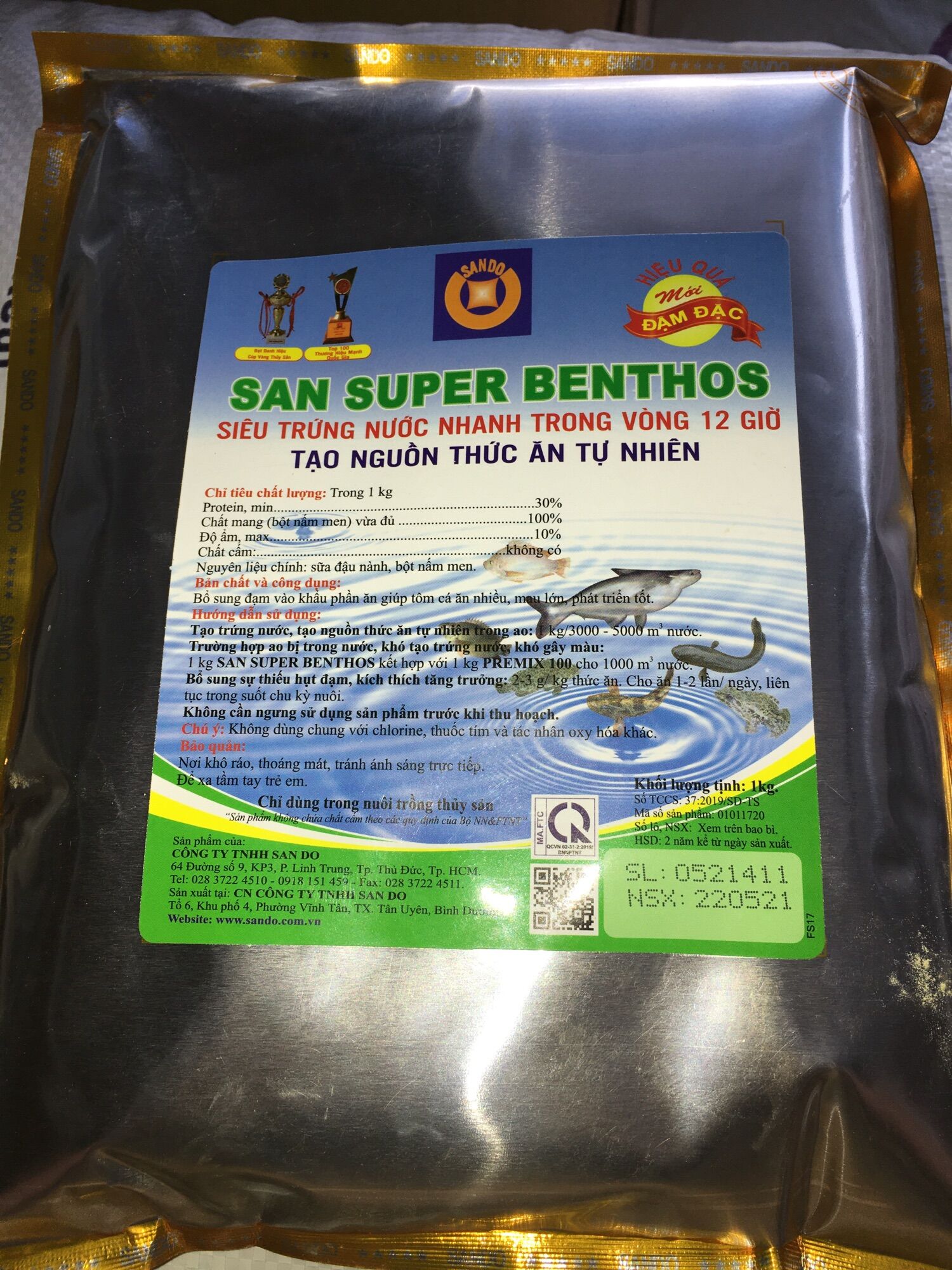 Tạo trứng nước nhanh benthos