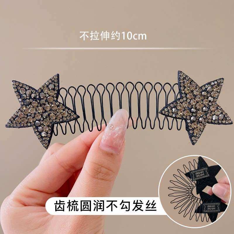 Xước tóc con hình ngôi sao đính đá