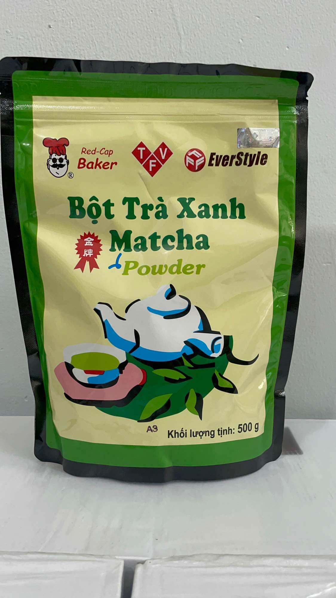 Bột Matcha Đài Loan (Everstyle) - Gói 500g