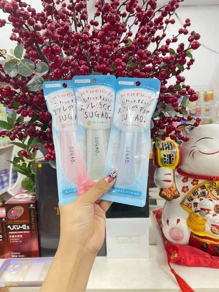 Kem nền chống nắng CC Sugao SPF23/PA+++ 25g (Mẫu mới 2021)