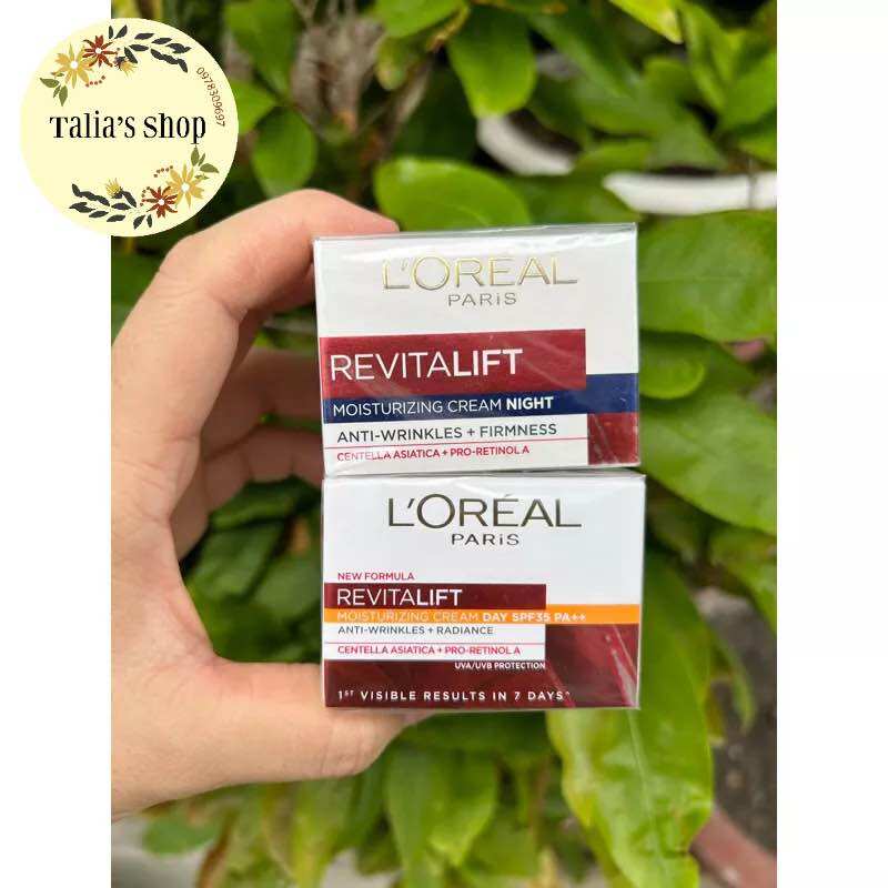 Bộ dưỡng da chống lão hóa giảm nếp nhăn ngày và đêm Loreal Paris Revitalift 20ml